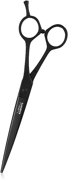 Hair Cutting Scissors, black - Barburys Sky Black 7 — photo N2