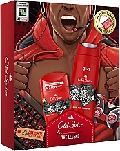 Set - Old Spice The Legend Wolfthorn (sh/gel/250ml + deo/50ml + cards) — photo N3