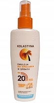 Fragrances, Perfumes, Cosmetics Tanning Lotion - Kolastyna Emulsion Spray Spf 20