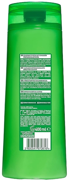 Hair Shampoo "Fresh Charge" - Garnier Fructis Fresh Shampoo — photo N4