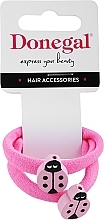 Fragrances, Perfumes, Cosmetics Hair Ties, FA-5633, pink with ladybug - Donegal