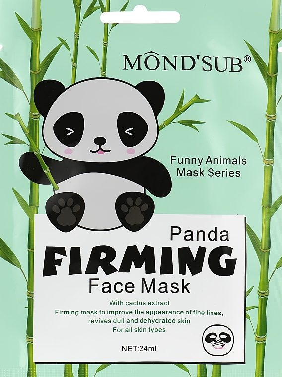 Firming Panda Face Mask - Mond'Sub Panda Firming Face Mask — photo N1