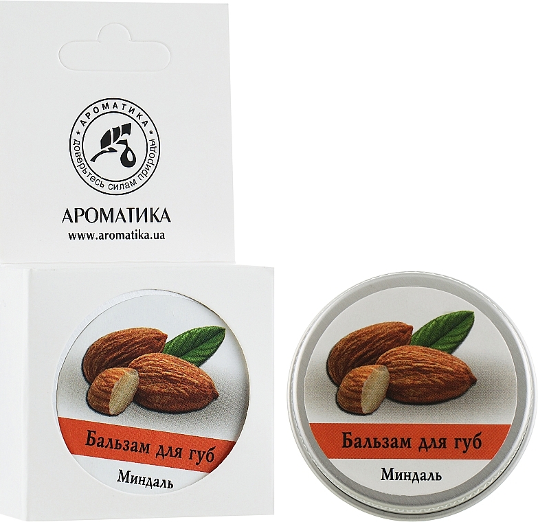 Almond Lip Balm - Aromatika — photo N2