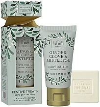 Fragrances, Perfumes, Cosmetics Set - Scottish Fine Soaps Ginger, Clove & Mistletoe Festive Treats (b/butter/50ml + soap/40g)