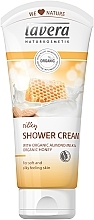 Fragrances, Perfumes, Cosmetics Shower Cream-Gel - Lavera Silky Shower Cream with Organic Almond and Honey