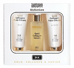 Fragrances, Perfumes, Cosmetics Set - GlySkinCare Gold Collagen (cr/2x50ml + serum/50ml)