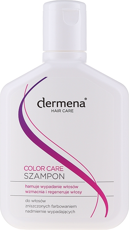 Shampoo for Damaged Hair - Dermena Hair Care Color Care Shampoo — photo N3
