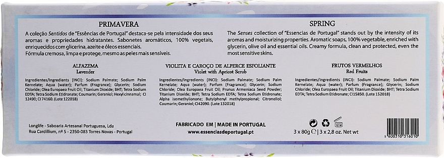 Set - Essencias De Portugal Aromas Collection Spring Set (soap/3x80g) — photo N2