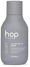 Fragrances, Perfumes, Cosmetics Brightening Conditioner for Grey and Platinum Hair - Montibello HOP Silver White Rinse