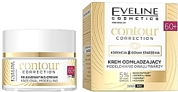 Rejuvenating Face Shaping Cream - Eveline Contour Correction Night and Day 60+ Rejuvenating Cream Face Oval Modeling — photo N1