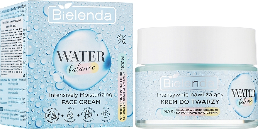Moisturizing Face Cream - Bielenda Water Balance Moisturizing Face Cream — photo N2