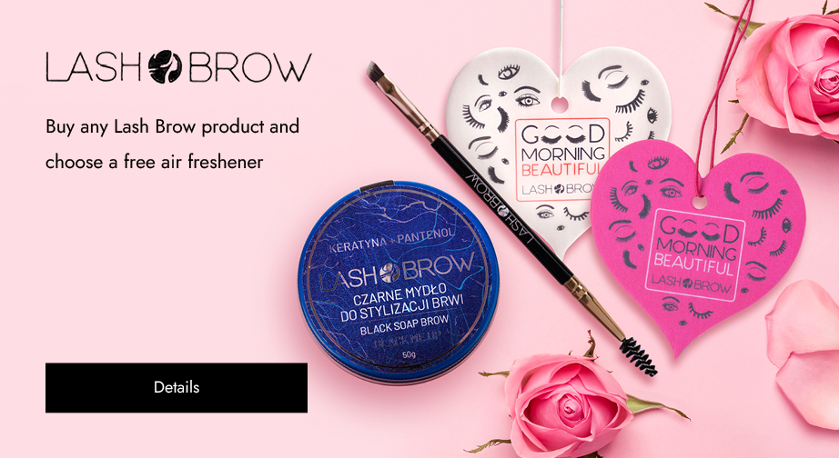 Buy any Lash Brow product and choose a free air freshener