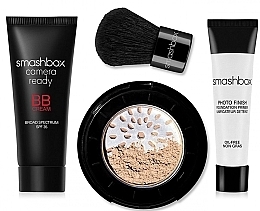 Fragrances, Perfumes, Cosmetics Set - Smashbox Try It Kit (Halo + BB) Fair (cr/15ml + pow/3,4g + pr/7,1ml + brush)