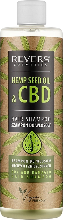 Shampoo - Revers Hair Shampoo With Natural Hemp Oil With CBD — photo N1