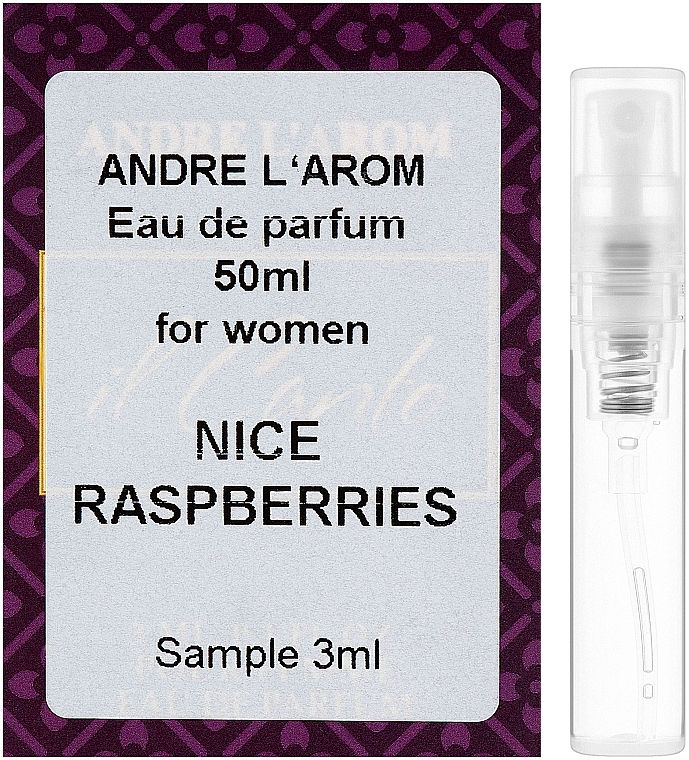 Andre L`Arom Lovely Flauers "Nice Rasberries" - Perfume (sample) — photo N1