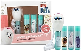 Fragrances, Perfumes, Cosmetics Lip Balm Set - Corsair The Secret Life of Pets Lip Balm Set (lip/balm/4.5g x 4 + toy)