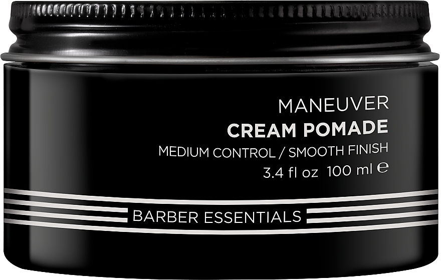 Natural Hold Hair Styling Pomade for Men - Redken Brews Cream Pomade — photo N1