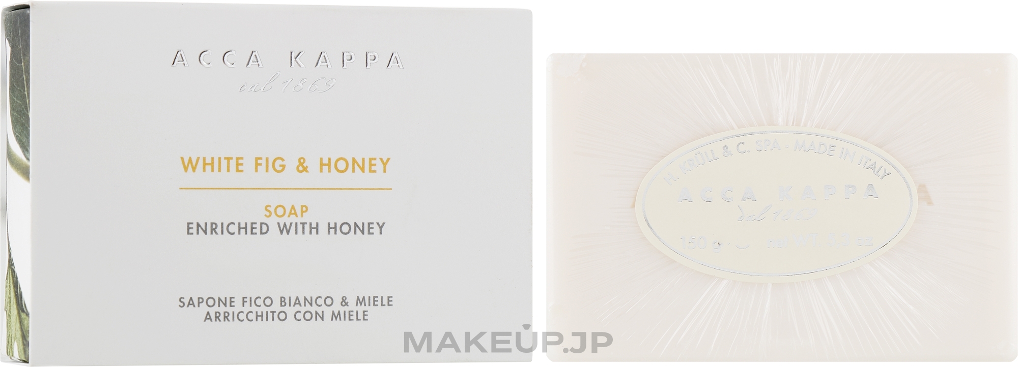 White Fig & Honey Soap - Acca Kappa Soap — photo 150 g