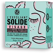 Fragrances, Perfumes, Cosmetics Solid Face Scrub with Peppermint  - Yves Rocher The Solid Face Scrub