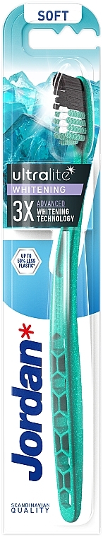 Toothbrush, soft, mint - Jordan Ultralite Whitening Soft Toothbrush — photo N1