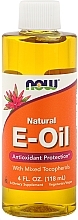 Fragrances, Perfumes, Cosmetics Vitamin E Oil - Now Foods Natural E-Oil With Mixed Tocopherols