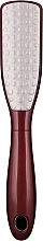 Fragrances, Perfumes, Cosmetics Double-Sided Foot File, burgundy - DuKaS