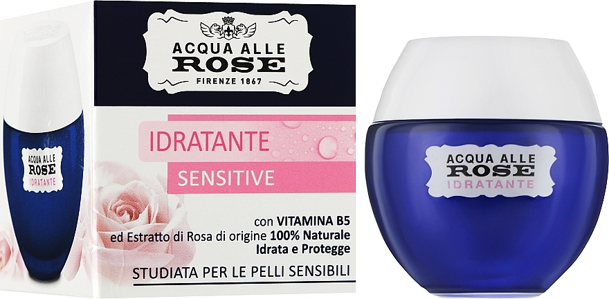 Moisturising Cream for Sensitive Skin - Roberts Acqua alle Rose Idratante Sensitive — photo N2