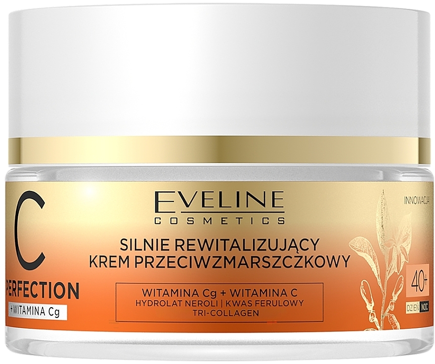 Revitalizing Anti-Wrinkle Face Cream 40+ - Eveline Cosmetics C Perfection Revitalizing Anti-Wrinkle Cream — photo N2