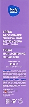 Face & Body Hair Bleaching Cream - Body Natur Hair Lightening Cream for Face & Body — photo N3