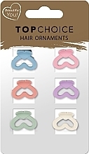 Hair Clip Set 20643, 6 pcs. - Top Choice — photo N1