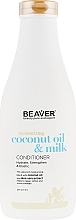 Smoothing Coconut Oil Conditioner for Dry & Unruly Hair - Beaver Professional Moisturizing Coconut Oil & Milk Conditioner — photo N5