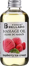 Fragrances, Perfumes, Cosmetics Raspberry Ice Cream Massage Oil - Fergio Bellaro Massage Oil Raspberry Ice Cream