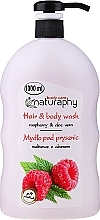 Fragrances, Perfumes, Cosmetics Raspberry & Aloe Vera Hair & Body Wash - Naturaphy Raspberry & Aloe Vera Hair & Body Wash