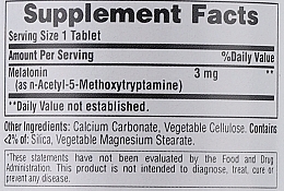 Melatonin Dietary Supplement, 3 mg - Puritan's Pride Melatonin — photo N3