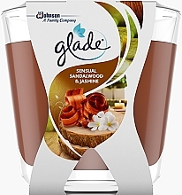 Fragrances, Perfumes, Cosmetics Scented Candle "Sandalwood & Jasmine" - Glade Sandalwood & Jasmine Candle