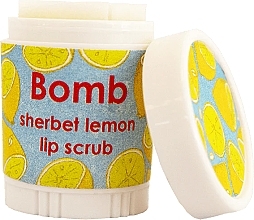 Fragrances, Perfumes, Cosmetics Lemon Sherbet Moisturizing Lip Scrub - Bomb Cosmetics Lip Balm Sherbert Lemon Lip Scrub