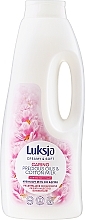 Fragrances, Perfumes, Cosmetics Precious Oils and Cotton Milk Bath Foam - Luksja Creamy & Soft Caring Precious Oils And Cotton Milk