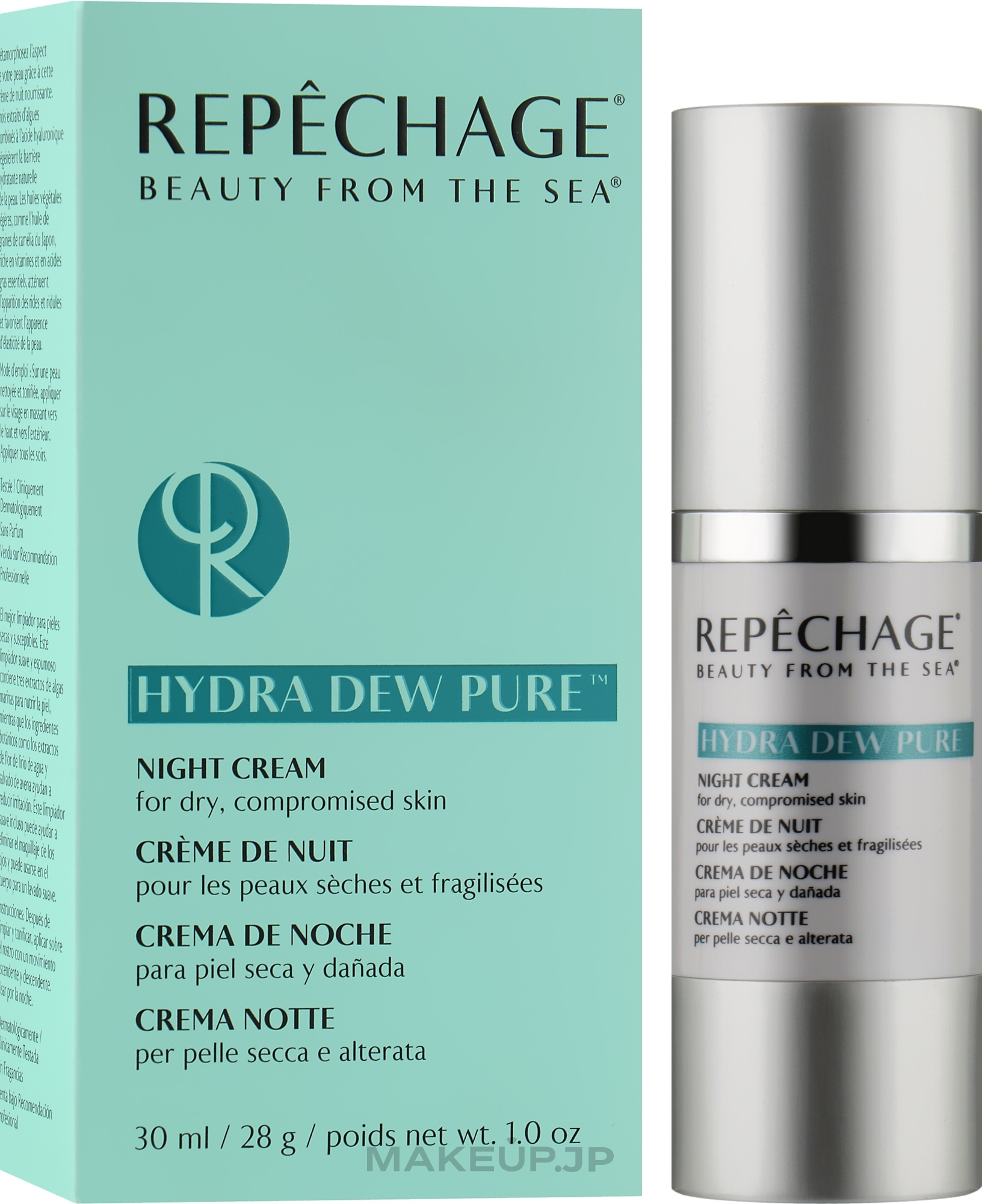 Night Face Cream - Repechage Hydra Dew Pure Night Cream — photo 30 ml