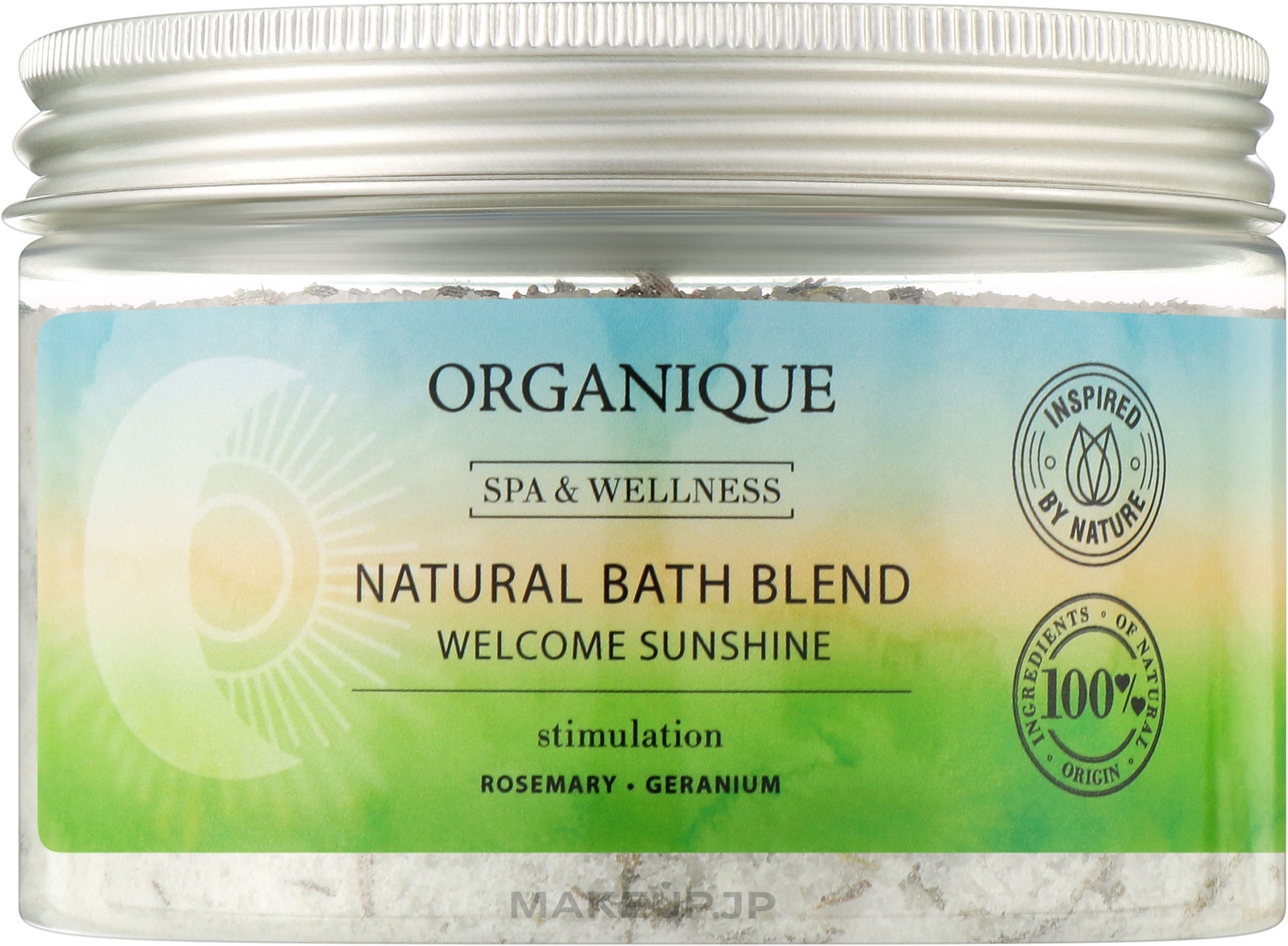 Aromatic Bath Blend 'Rosemary & Geranium' - Organique Spa & Wellness Welcome Sunshine — photo 450 g