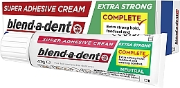 Extra Strong Neutral Dentures Adhesive Cream - Blend-A-Dent Super Adhesive Cream — photo N5