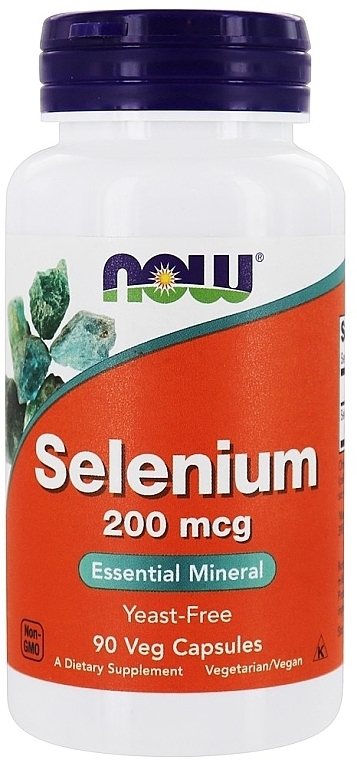 Capsules "Selenium" 200 mcg - Now Foods Selenium Essential Mineral — photo N1