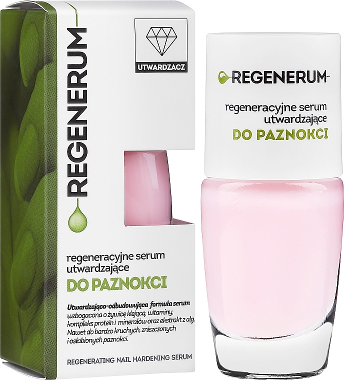 Regenerating Nail Polish Serum, 8ml - Aflofarm Regenerum Serum — photo N2