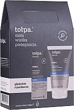 Fragrances, Perfumes, Cosmetics Set - Tolpa Dermo Men Hydro (a/sh/balm 125 ml + f/gel 75 ml)