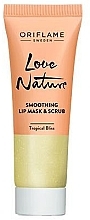 2-in-1 Sugar Lip Scrub-Mask with Mint & Lime - Oriflame Love Nature Smoothing Lip Mask & Scrub — photo N1