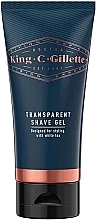 Shaving Gel - Gillette King C. Gillette Transparent Shave Gel — photo N1