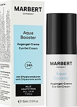 Fragrances, Perfumes, Cosmetics Moisturizing Eye Cream Gel - Marbert Aqua Booster Augengel-Creme