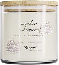 Scented Soy Candle 'Winter Whispers' - Nacomi Fragrances — photo N1