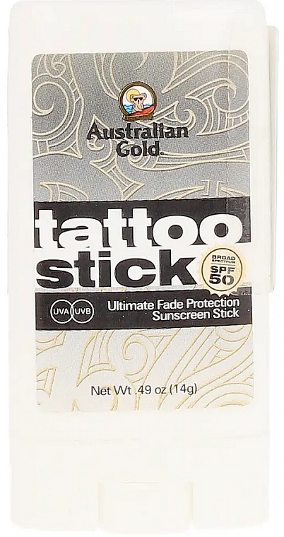 Sunscreen Tattoo Stick SPF50+ - Australian Gold Tattoo Stick SPF50+ — photo N1