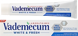 Fragrances, Perfumes, Cosmetics Toothpaste - Vademecum White & Fresh Toothpaste