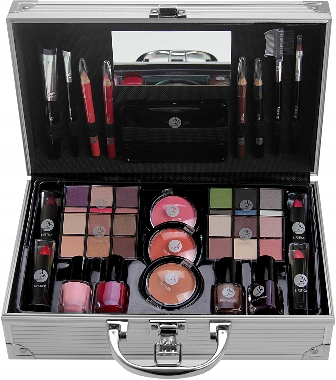 Beauty Case - Cosmetic 2K Fabulous Beauty Train Case Complete Makeup Palette — photo N2